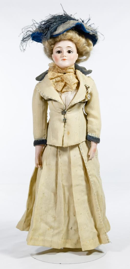 Lot 367: Germany Kestner Bisque Head Gibson Girl