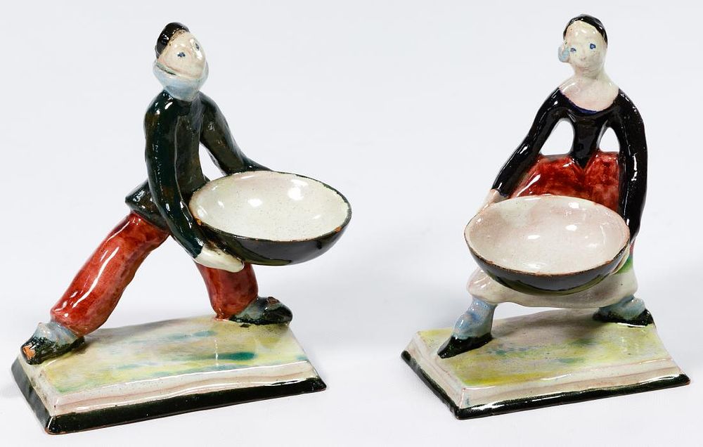 Lot 375: Susi Singer for Wiener Werkssatte Ceramic Figurines