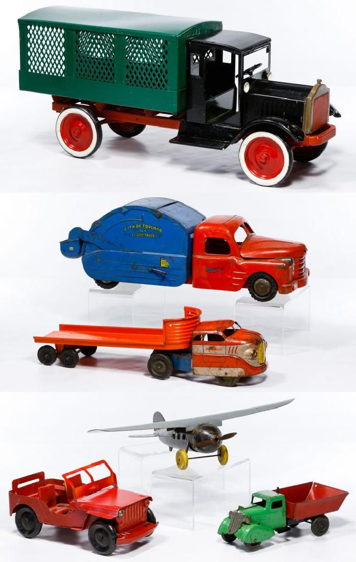 Lot 384: Pressed Steel Toy and Plane Assortment