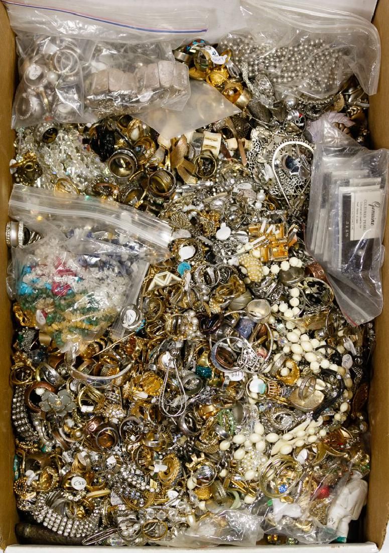 Lot 434: Sterling Silver and Costume Jewelry Assortment