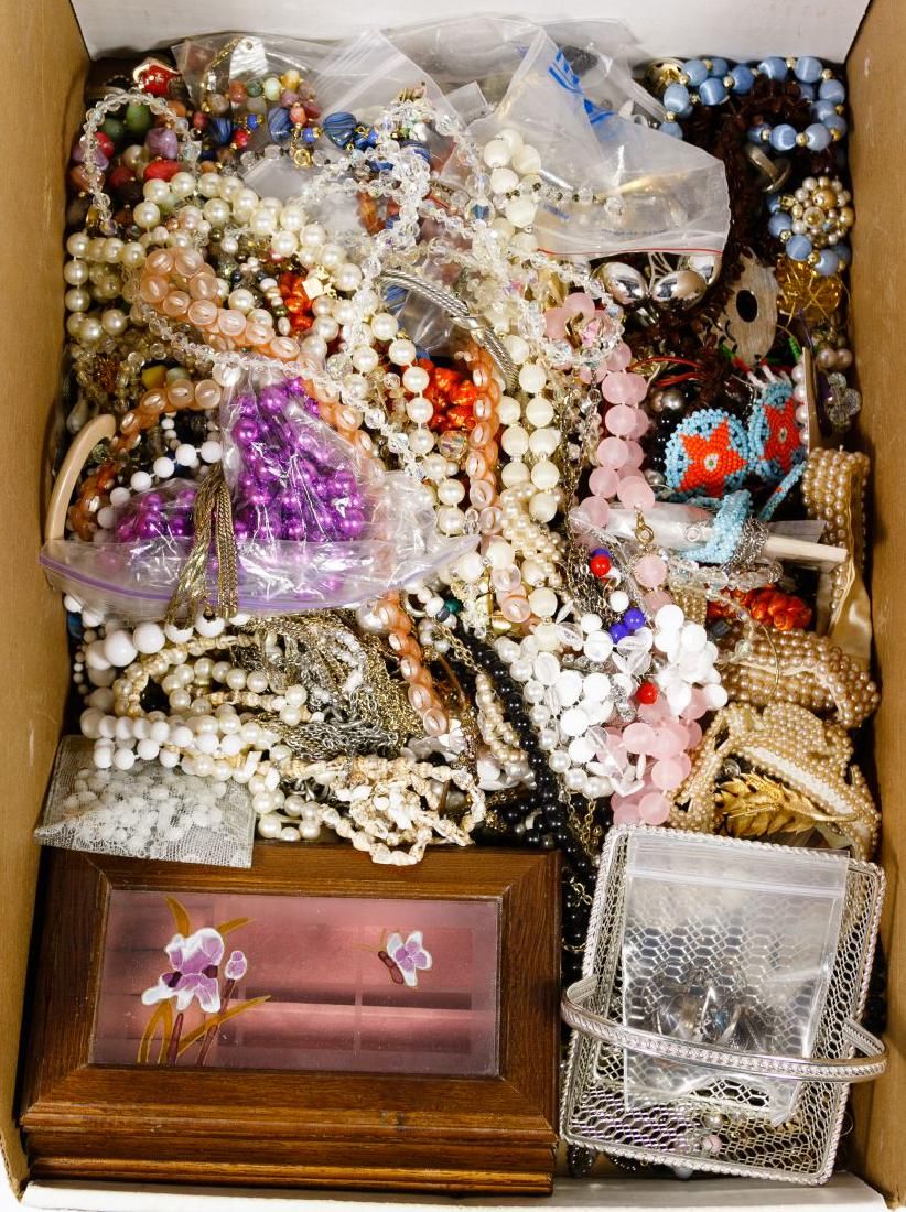 Lot 436: Sterling Silver and Costume Jewelry Assortment