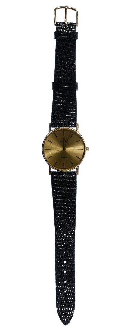 Lot 301: Movado 14k Gold Case Wrist Watch