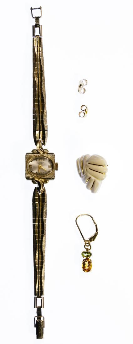 Lot 303: 14k Gold Case Wrist Watch