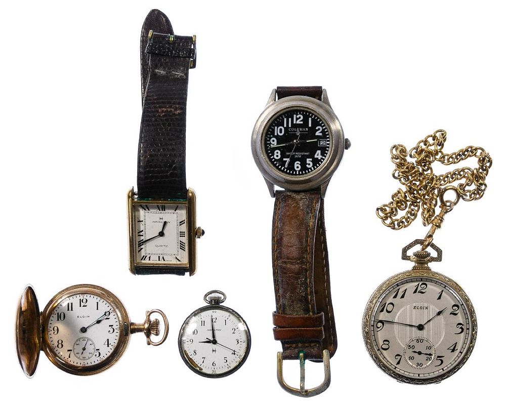 Lot 304: Pocket and Wrist Watch Assortment