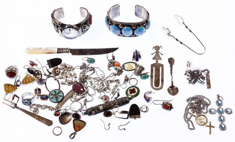 Lot 307: Sterling Silver Jewelry Assortment