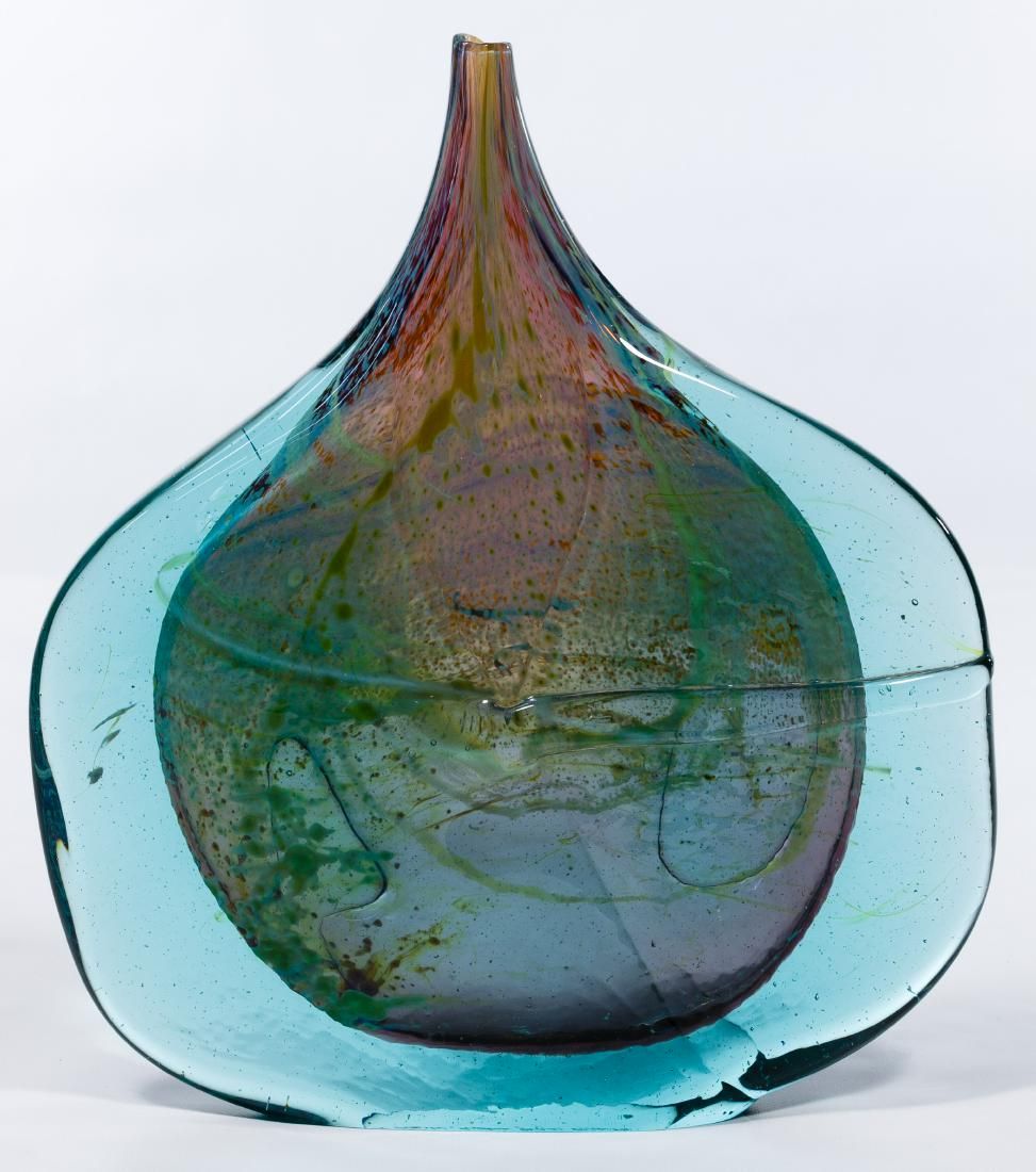 Lot 153: Michael Harris for Mdina Art Glass Fish Head Vase