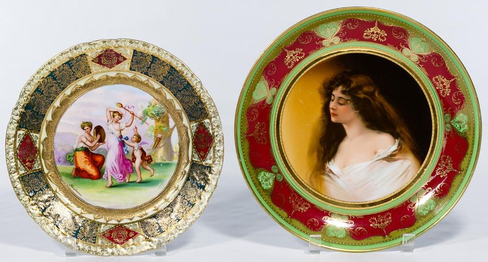 Lot 170: Hand Painted Porcelain Plates