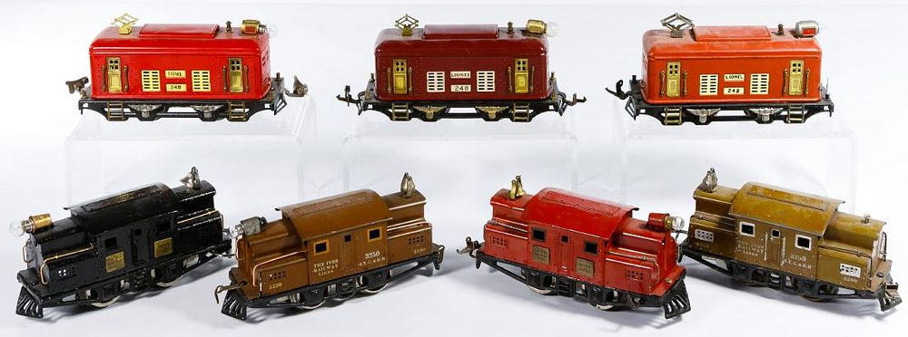Lot 198: Lionel and The Ives Model Train Engine Assortment