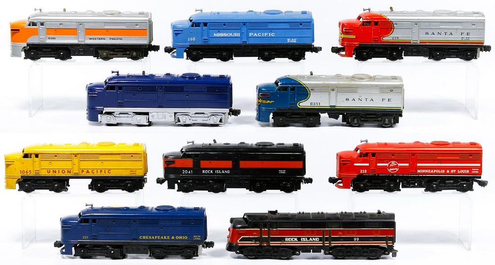 Lot 227: Lionel Model Train Diesel Locomotives Assortment
