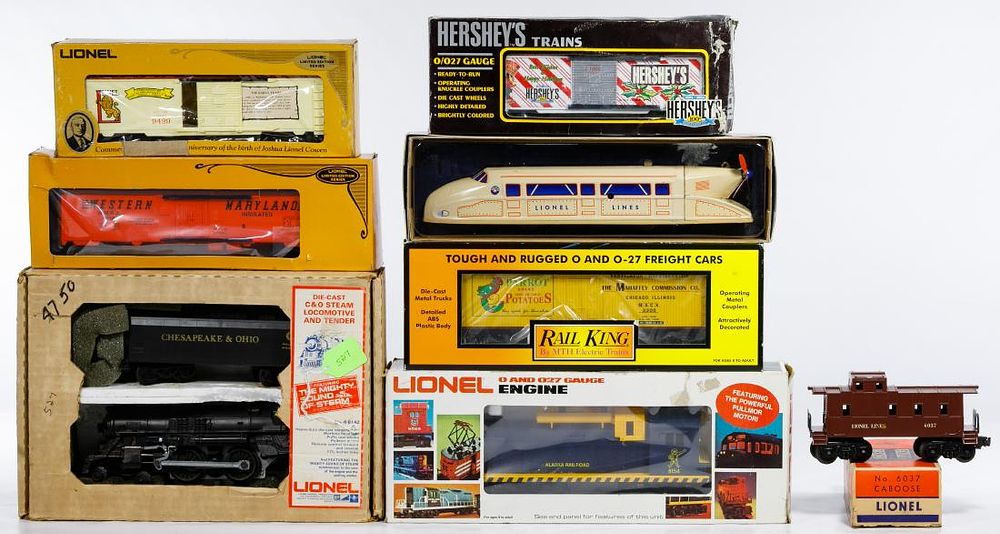 Lot 297: Lionel, Rail King and K-Line Model Train Assortment