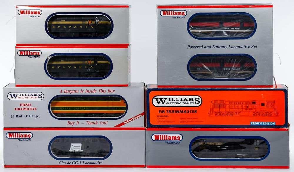 Lot 329: Williams Model Train Boxed Assortment