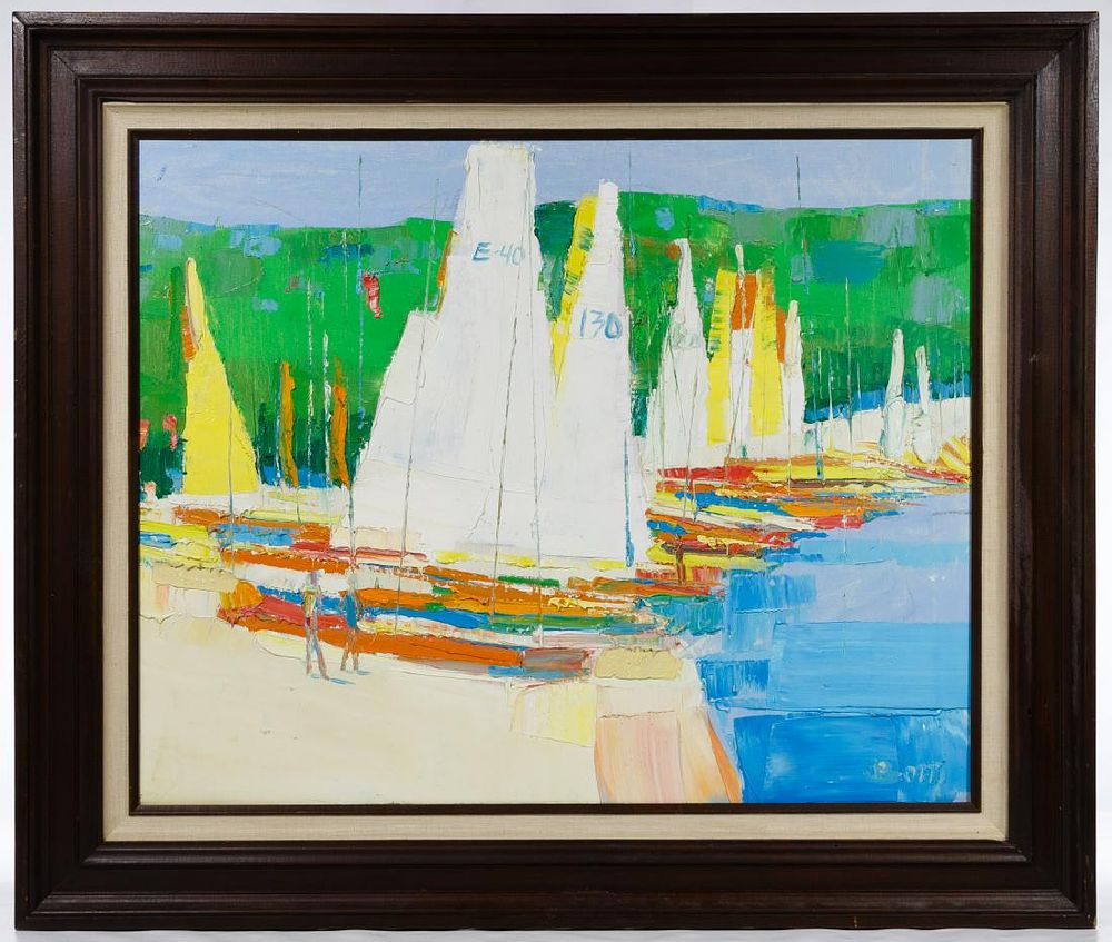 Lot 173: George Italo Botti (American, 1923-2003) Oil on Canvas