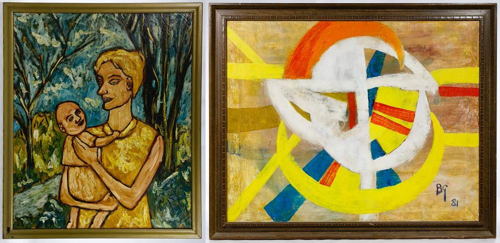 Lot 183: Manuel Blanco-Gonzalez (Spanish, 1932-2004) Oil on