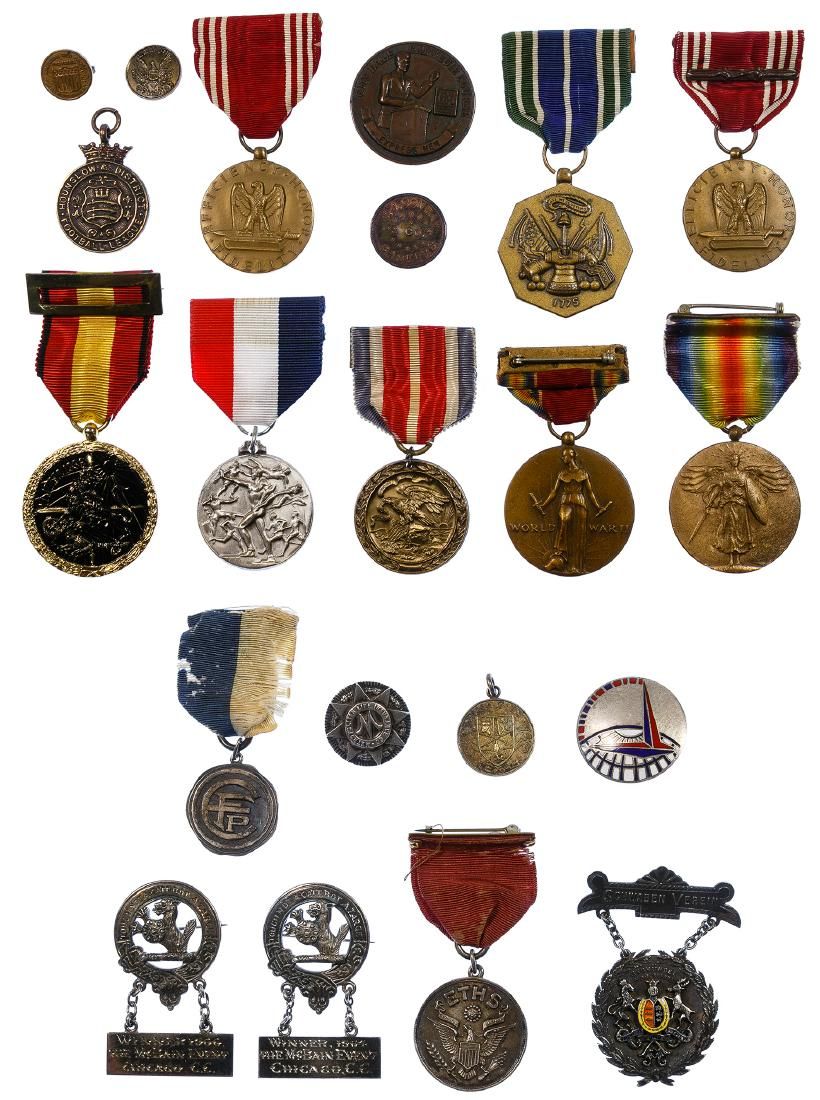 Lot 214: Military and Commemorative Medal Assortment