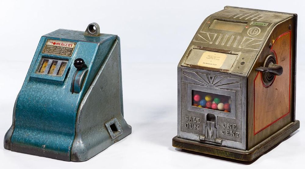 Lot 218: Penny Trade Stimulator Machines