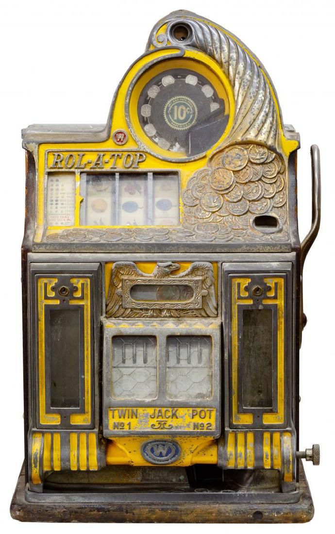 Lot 220: Watling 'Rol-A-Top' 10c Slot Machine