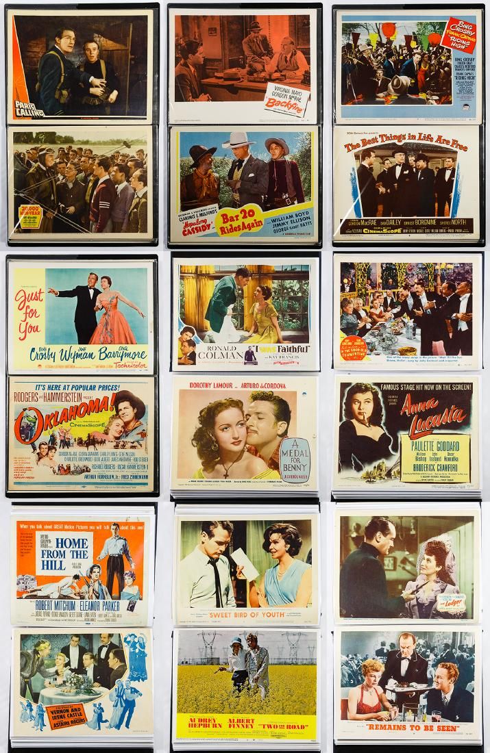 Lot 231: Movie Lobby Card Collection