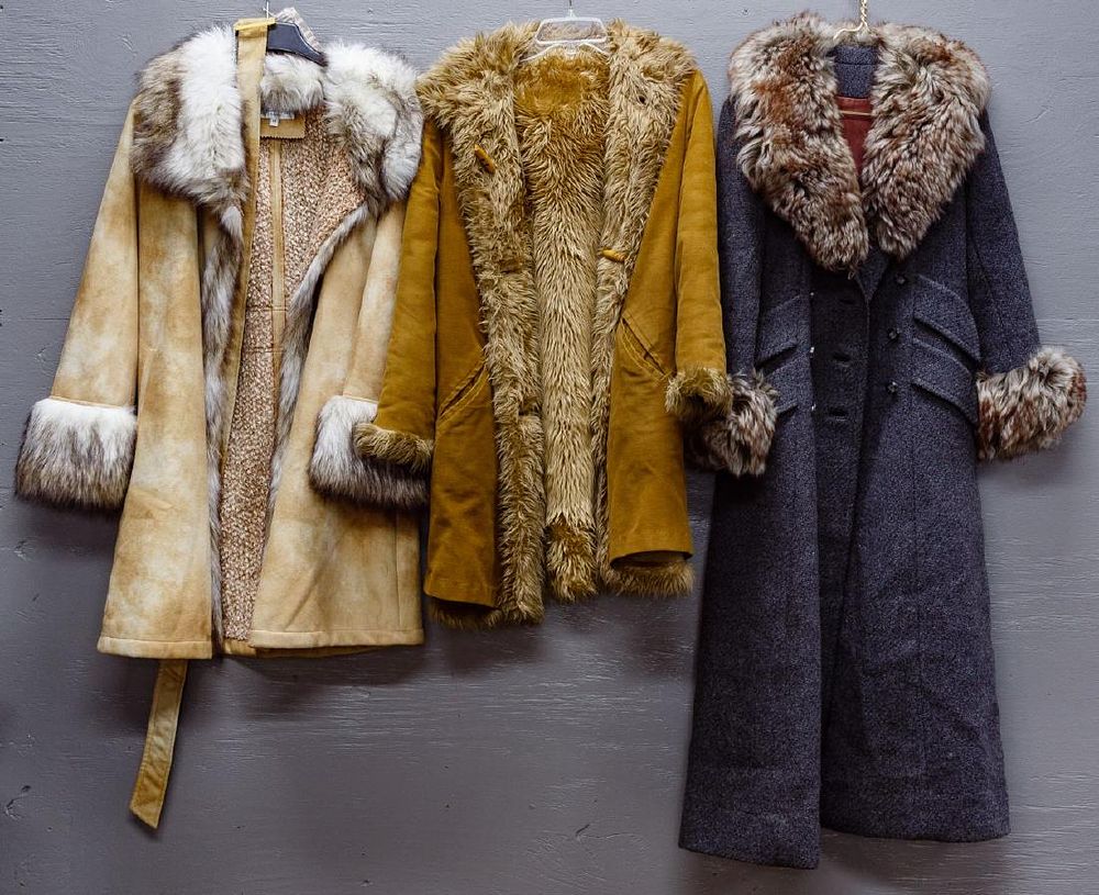 Lot 244: Suede and Cloth Coat Assortment