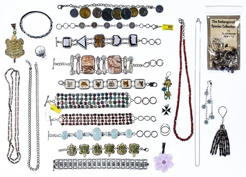 Lot 280: Sterling Silver Jewelry Assortment