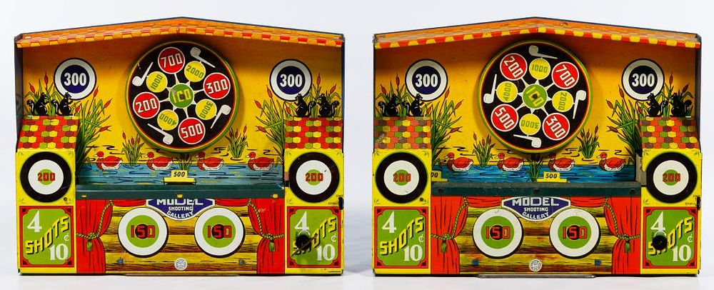 Lot 306: Toy Shooting Galleries