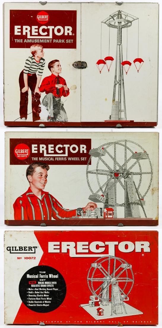 Lot 336: AC Gilbert Erector Set Assortment