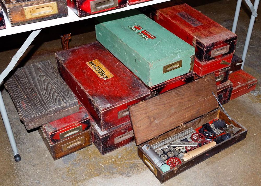 Lot 337: AC Gilbert Erector Set Type II Assortment