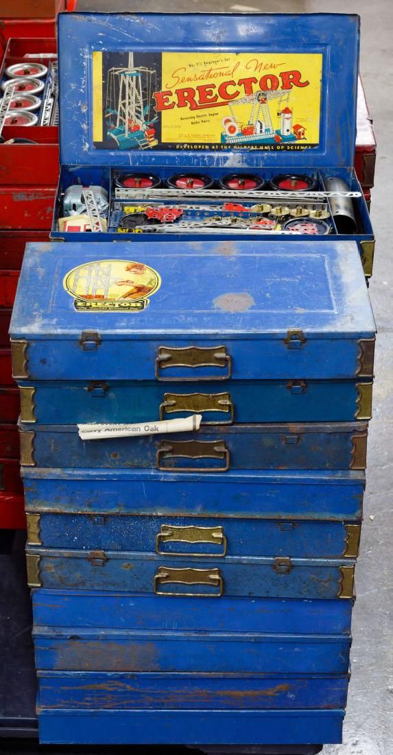 Lot 338: AC Gilbert Erector Set Type III Assortment
