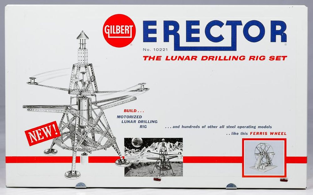 Lot 344: AC Gilbert Erector Lunar Drilling Set