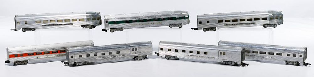 Lot 365: American Flyer Aluminum Passenger Model Train