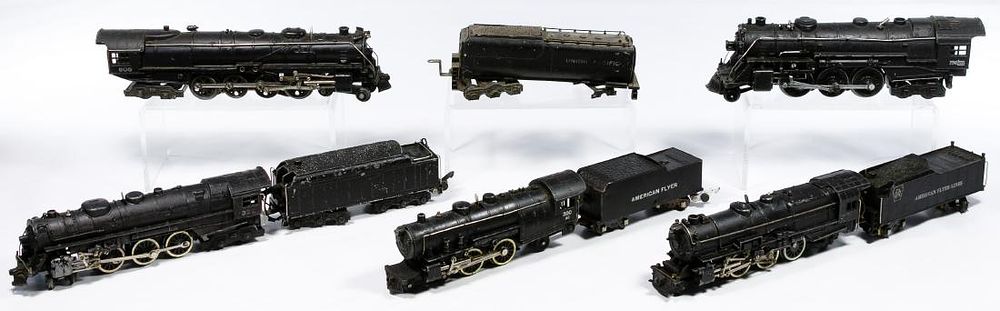 Lot 366: American Flyer and Lionel Locomotive and Tender Model