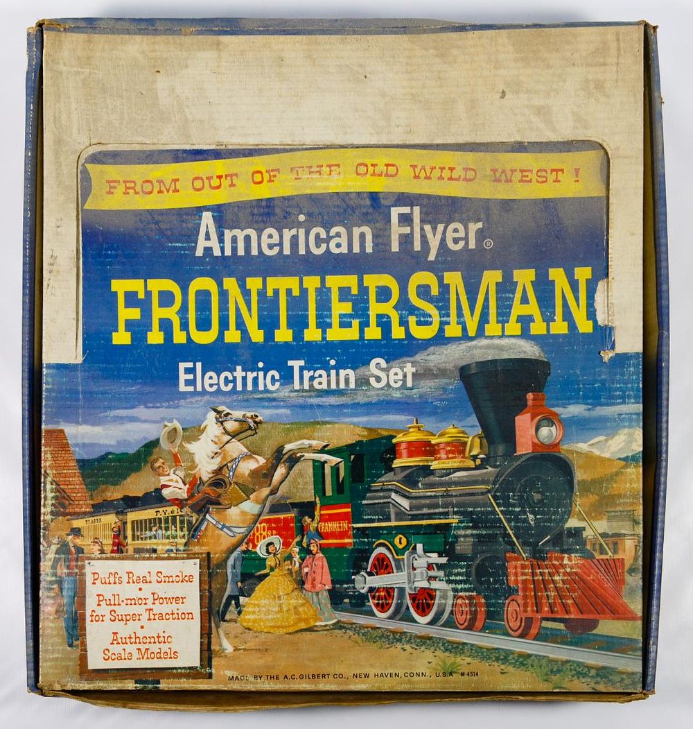 Lot 380: American Flyer Frontiersman Model Train Set