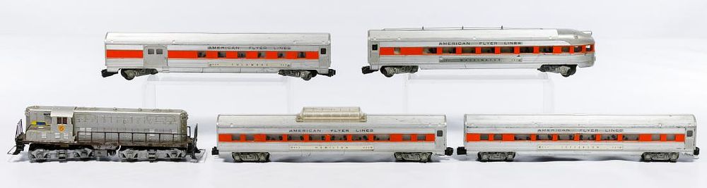 Lot 461: American Flyer Passenger Car Model Train Set