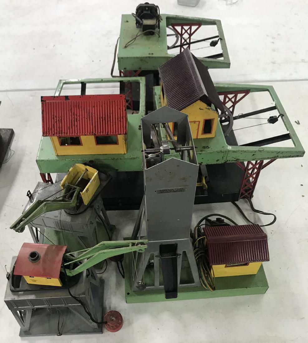 Lot 476: American Flyer Model Train Crane Assortment