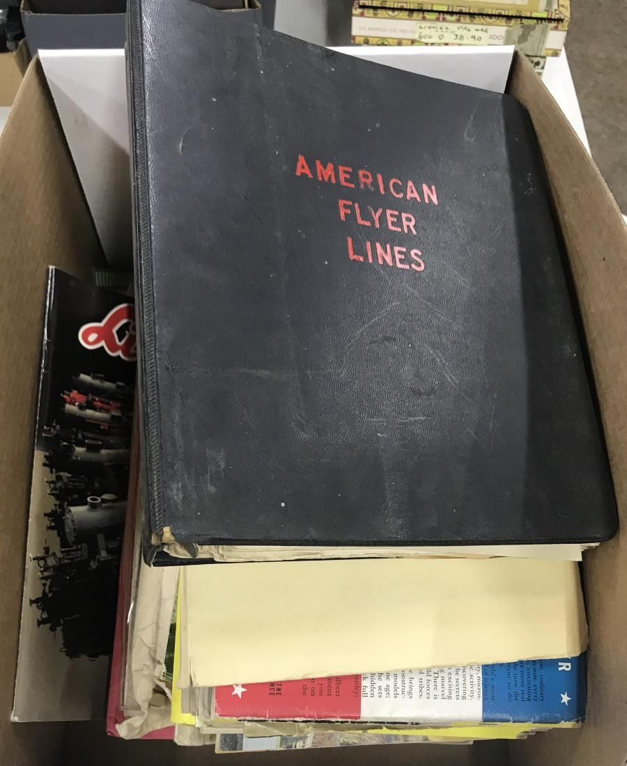 Lot 487: American Flyer and Lionel Model Train Ephemera
