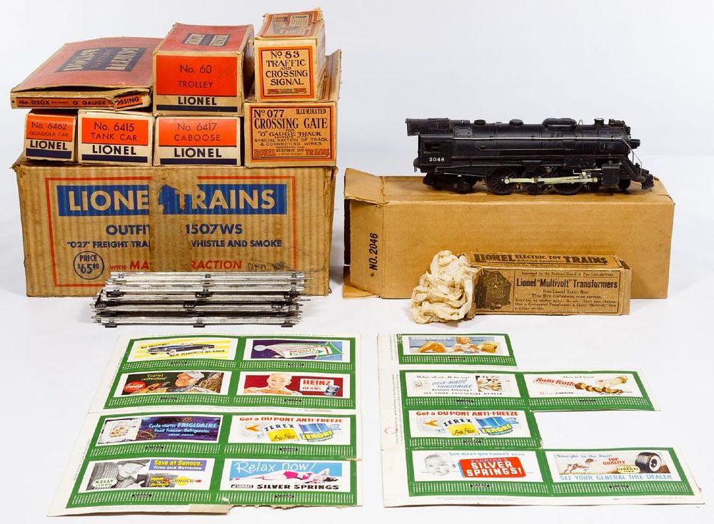 Lot 496: Lionel Model Train Boxed Assortment