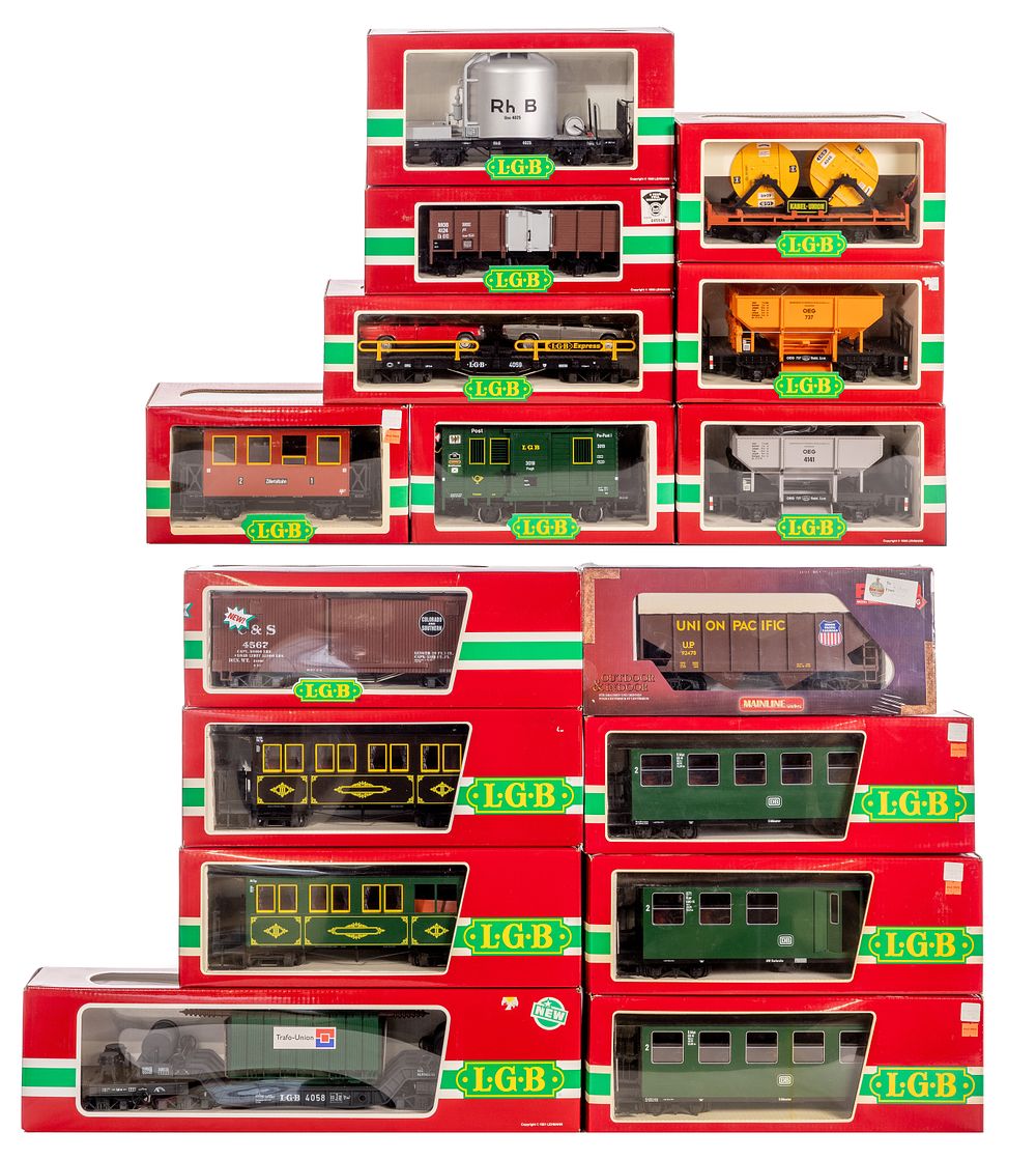 Lot 253: LGB Lehmann Model Train G Scale Car Assortment