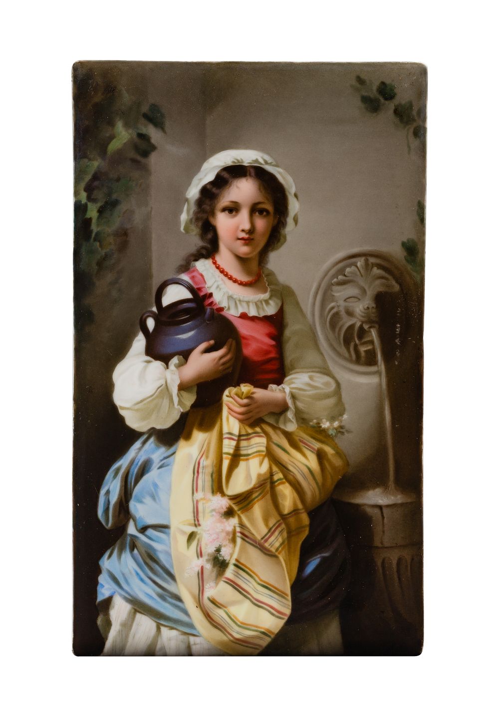 Lot 255: Eilers Hand Painted Porcelain Plaque
