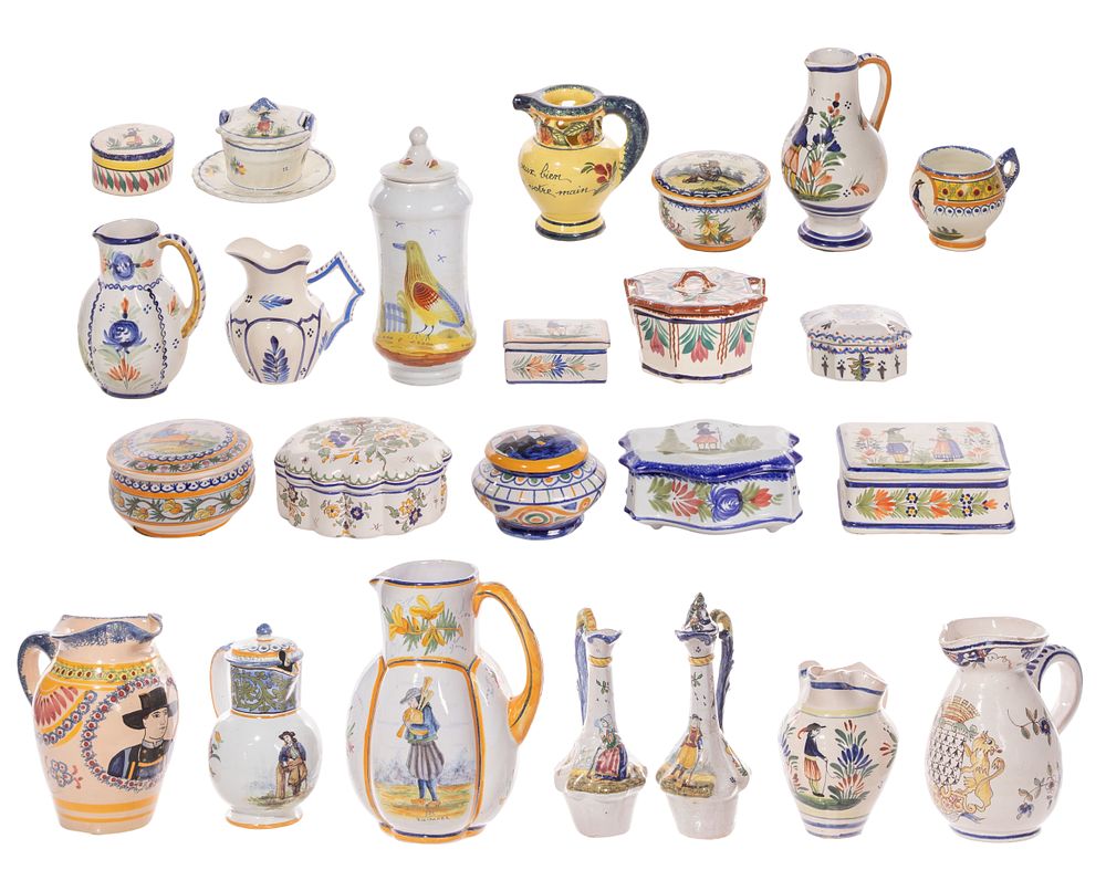 Lot 258: Quimper Pottery Assortment