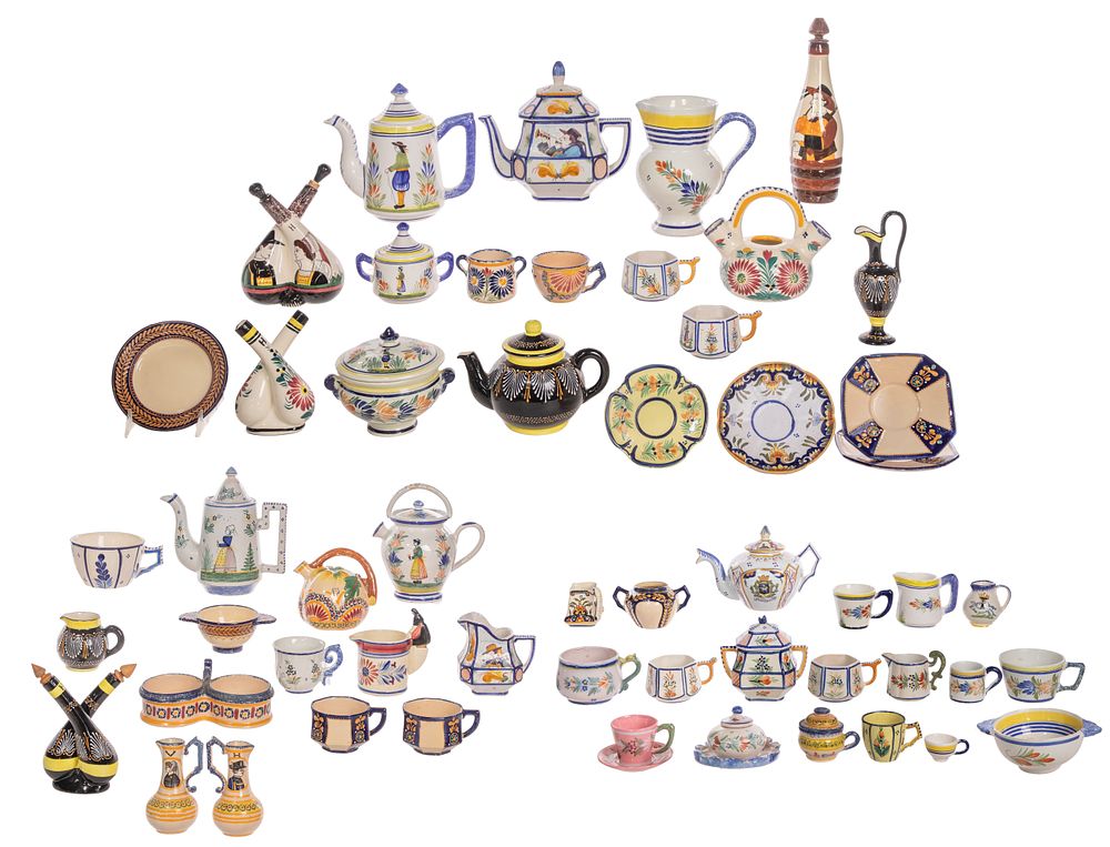 Lot 274: Quimper Pottery Assortment