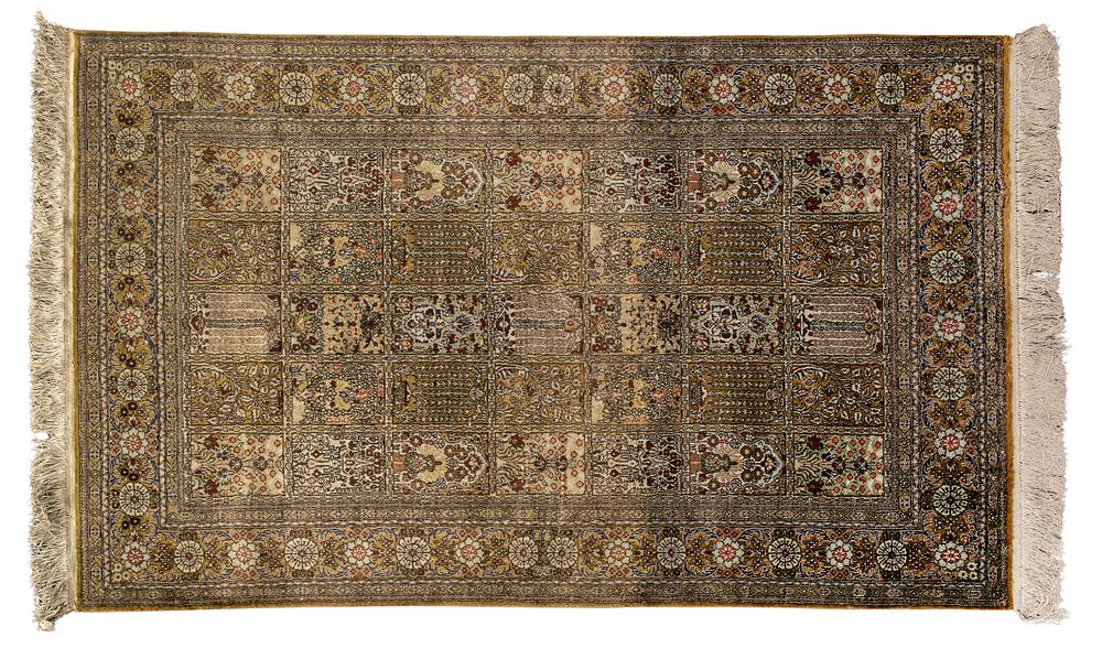 Lot 349: Persian Qum Silk Rug