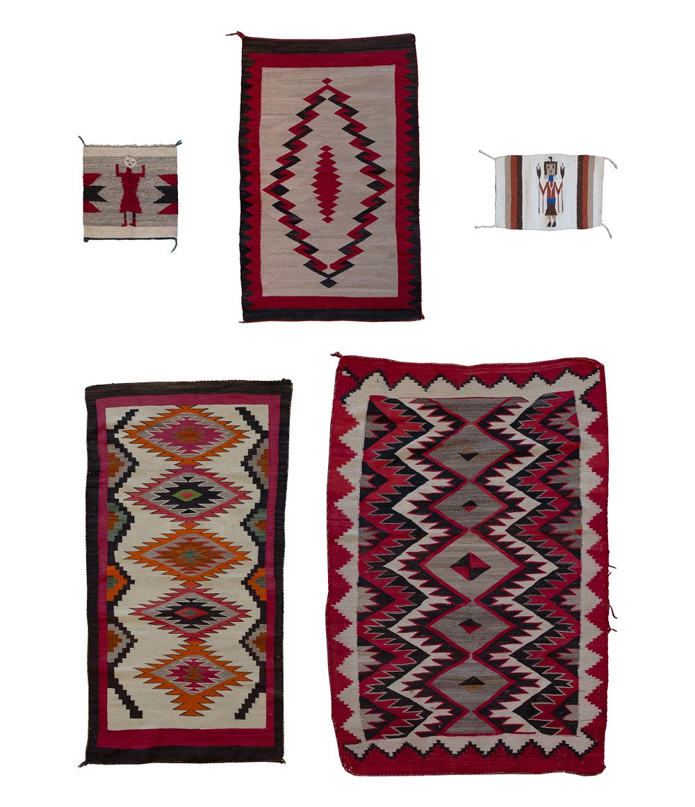 Lot 353: Navajo Wool Rug Assortment