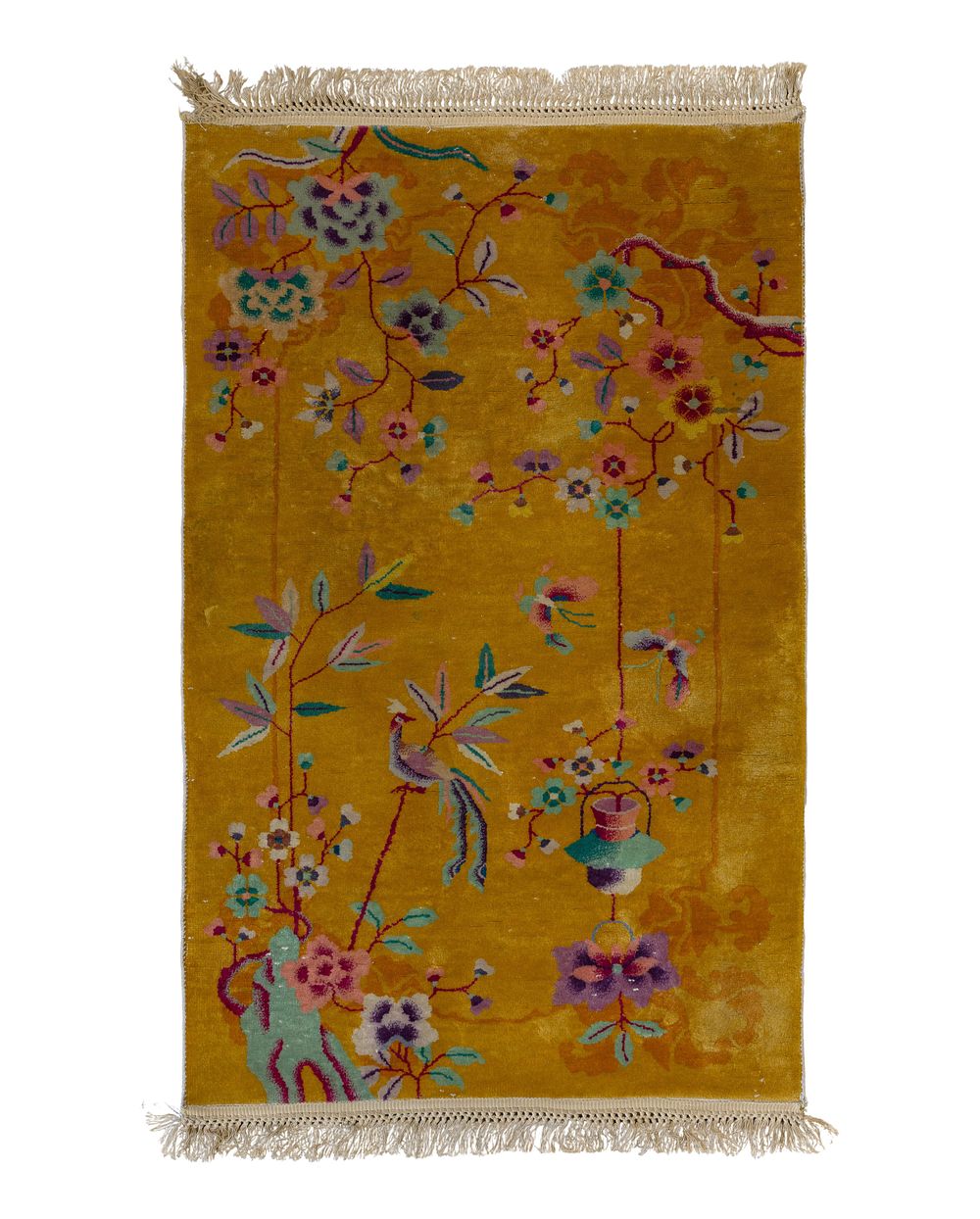 Lot 355: Chinese Art Deco Wool Rug
