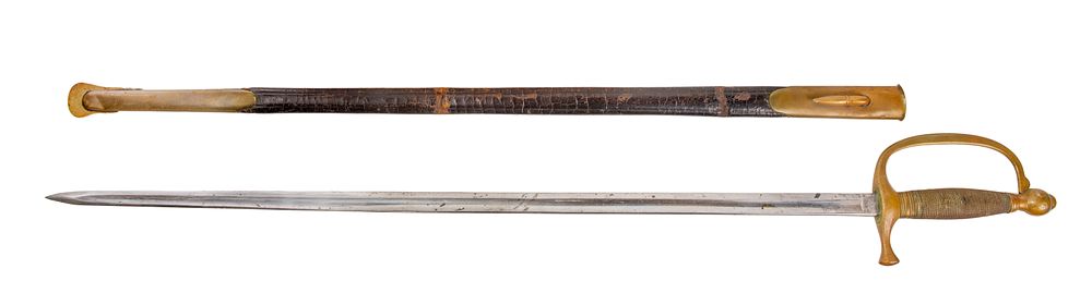 Lot 387: Civil War Union Model 1864 NCO Sword and Scabbard