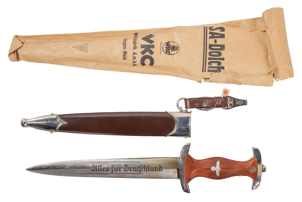 Lot 390: World War II German S.A. Dagger
