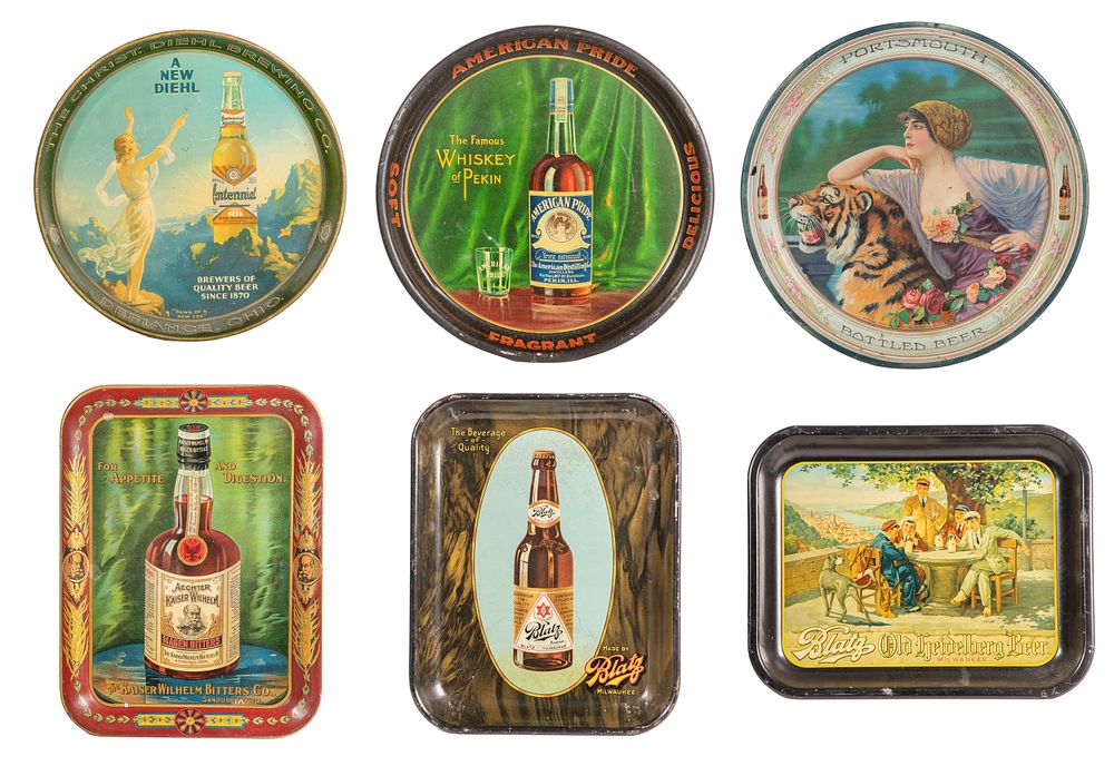 Lot 416: Beverage Tray Advertising Assortment
