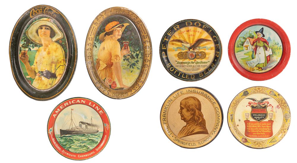 Lot 420: Advertising Tip Tray Assortment