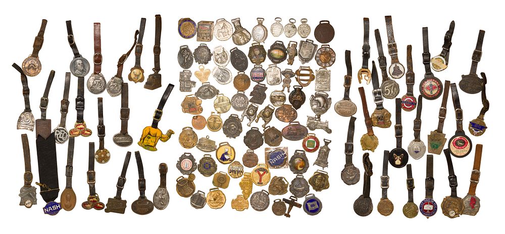 Lot 425: Advertising Watch Fob Assortment