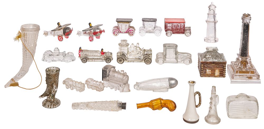 Lot 457: Glass Candy Container Assortment
