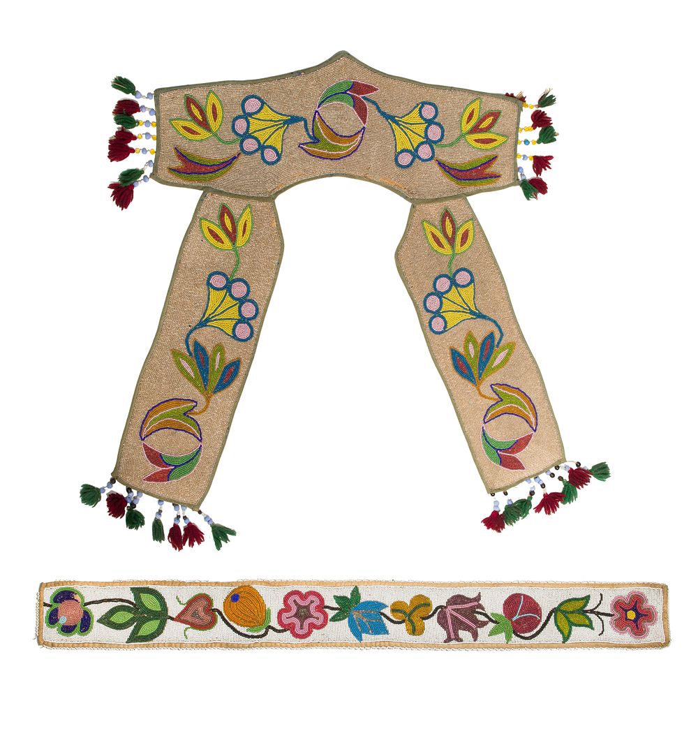 Lot 478: Native American Chippewa / Ojibwe Beaded Regalia