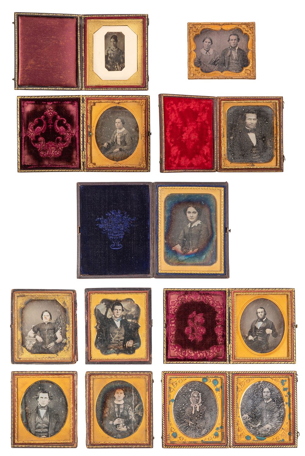Lot 498: Daguerreotype Photograph Assortment